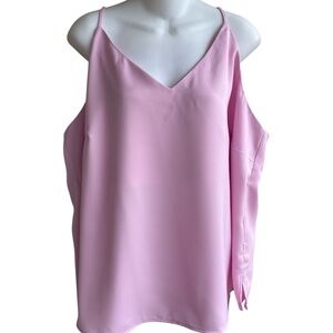 a new day Soft Pink Cami Top Adjustable Spaghetti Straps Woman Size XXL New